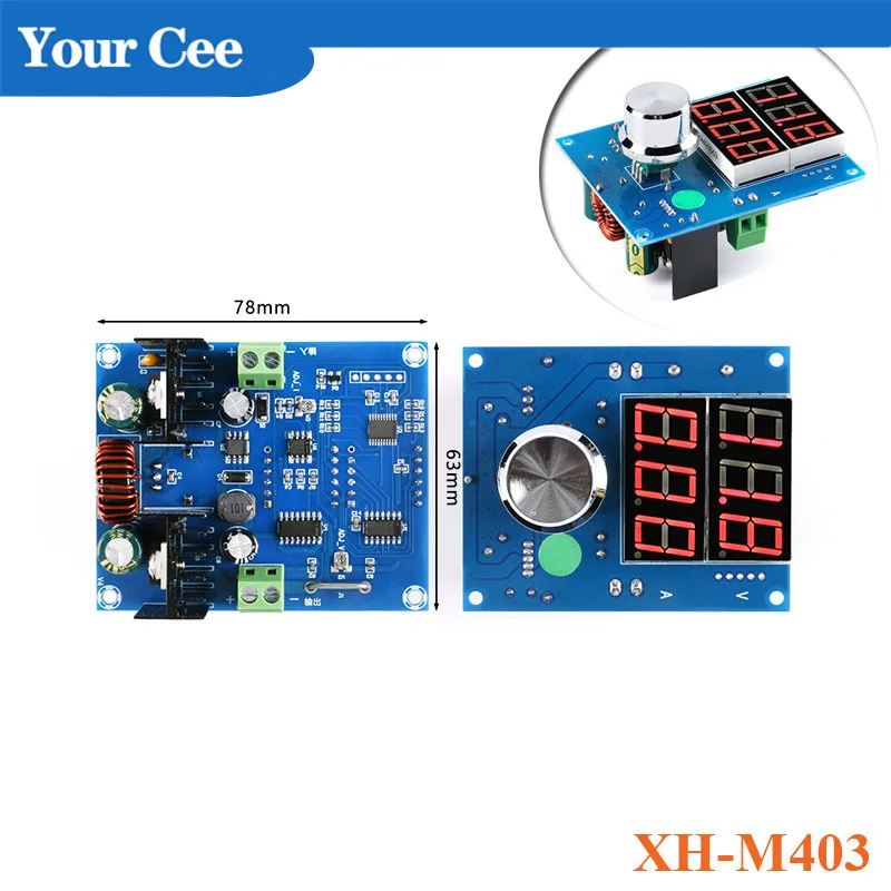 XH M403 цифровой дисплей регулятор напряжения модуль высокой мощности 8A