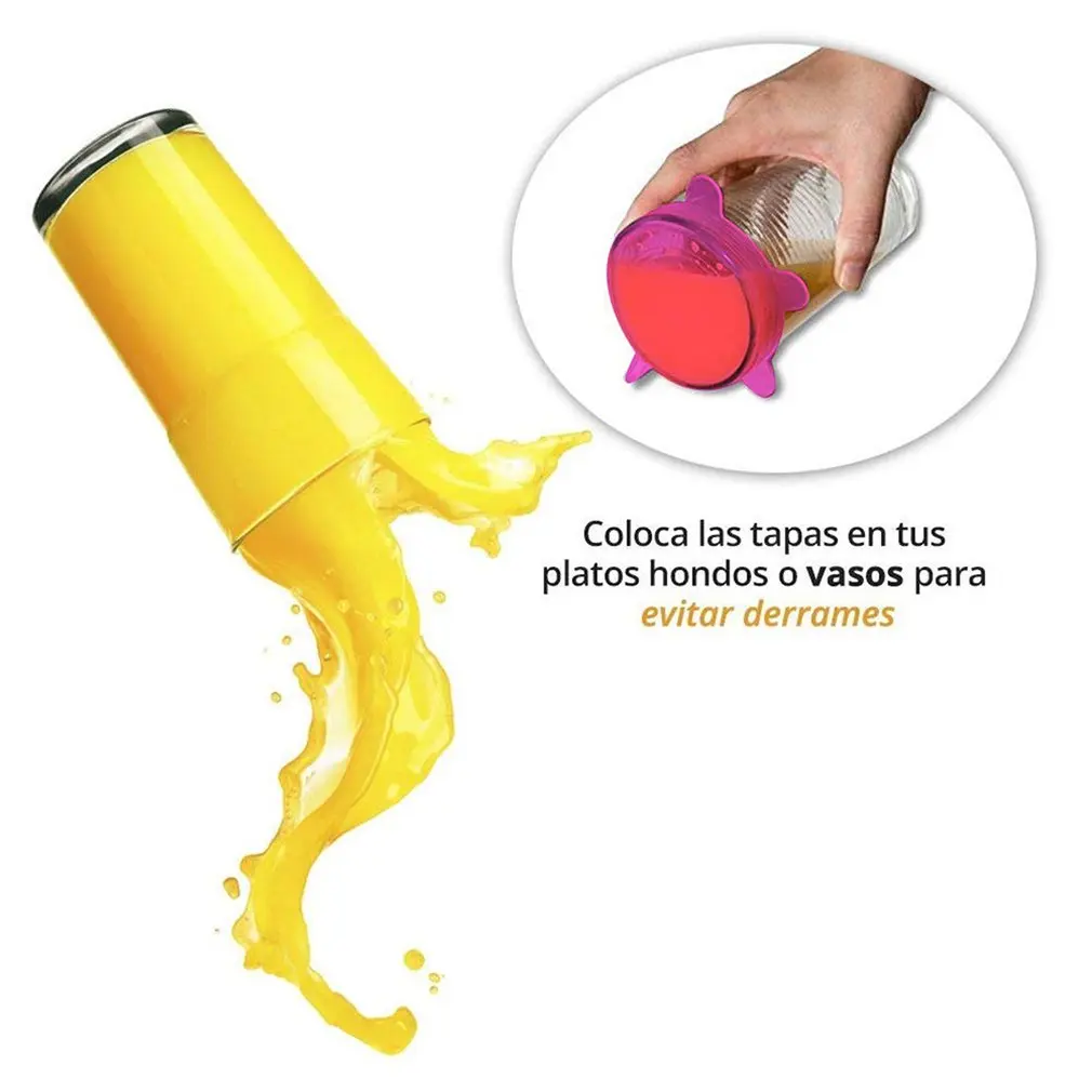 6 шт. термостойкая Крышка для СВЧ-печи силиконовая крышка чаши тарелка посуда