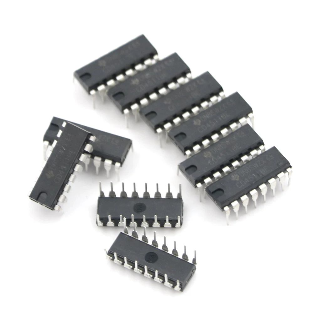 10 шт. CD4511 CD4511BE 4511 CMOS BCD до 7 сегментов детской спецификации новинка оптовая