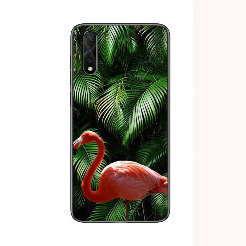 

Tropical Animal Flamingo Phone Case For Samsung S6 S7 Edge S8 S9 S10 E lite2019 S20 Plus Cover Fundas Coque