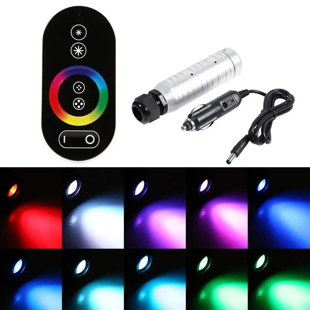 1 комплект Автомобильный Автомобиль 6 Вт RGB светодиодный волоконно оптический