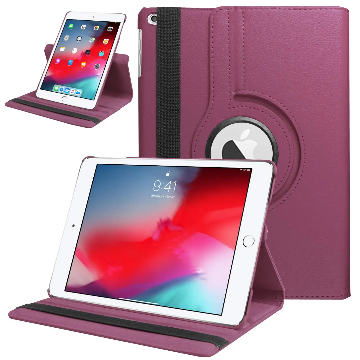 Вращающийся на 360 градусов чехол из искусственной кожи для iPad 9 7 2017 2018 A1822 A1823 A1893