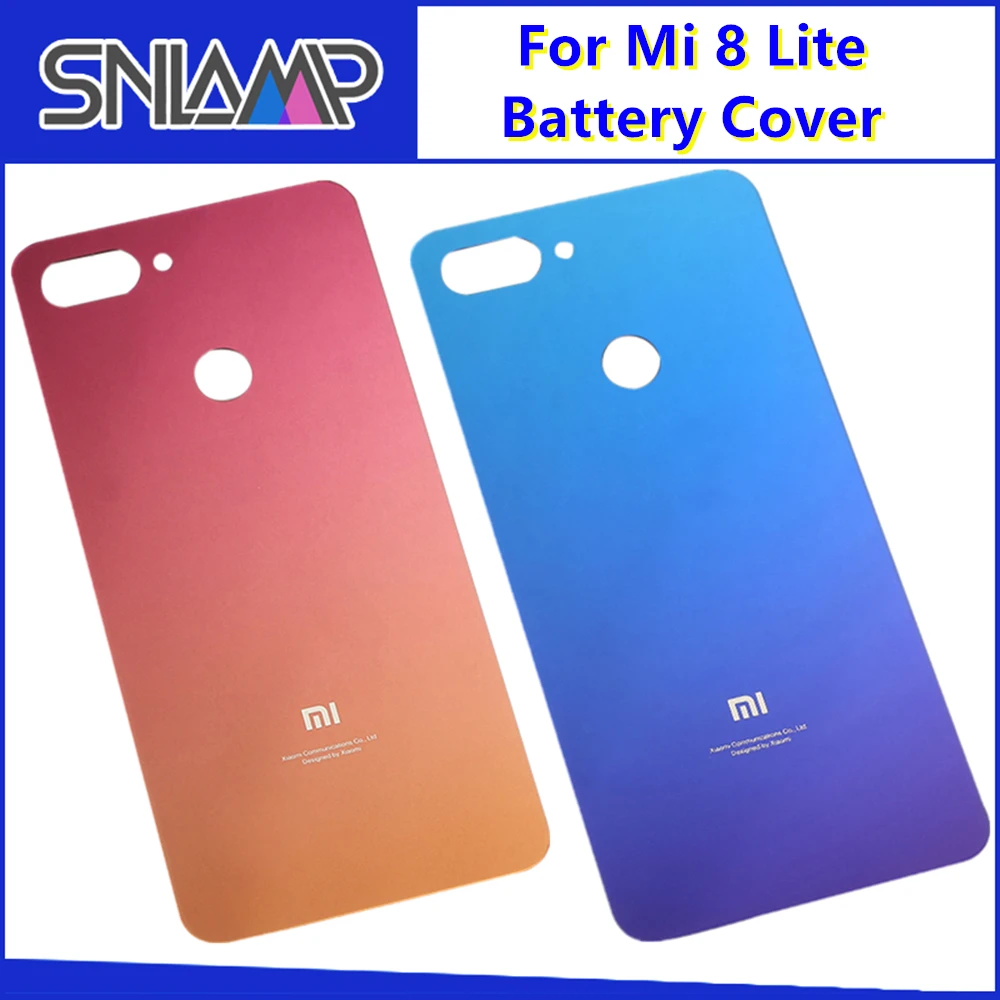 Оригинал для Xiaomi mi 8 облегченное закаленное стекло чехол задняя крышка