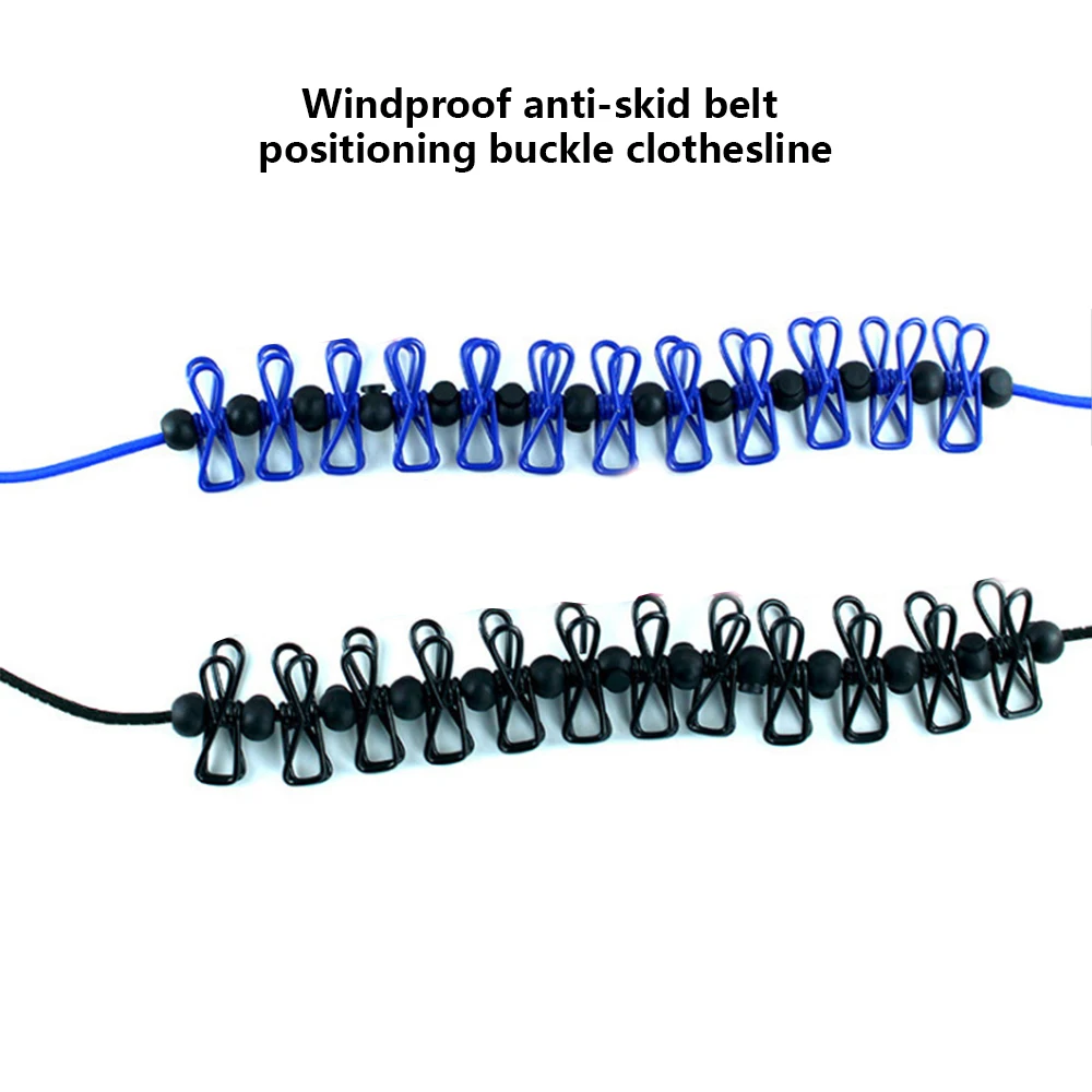 Портативная выдвижная вешалка для белья с 12 прищепками сушилка одежды дома и