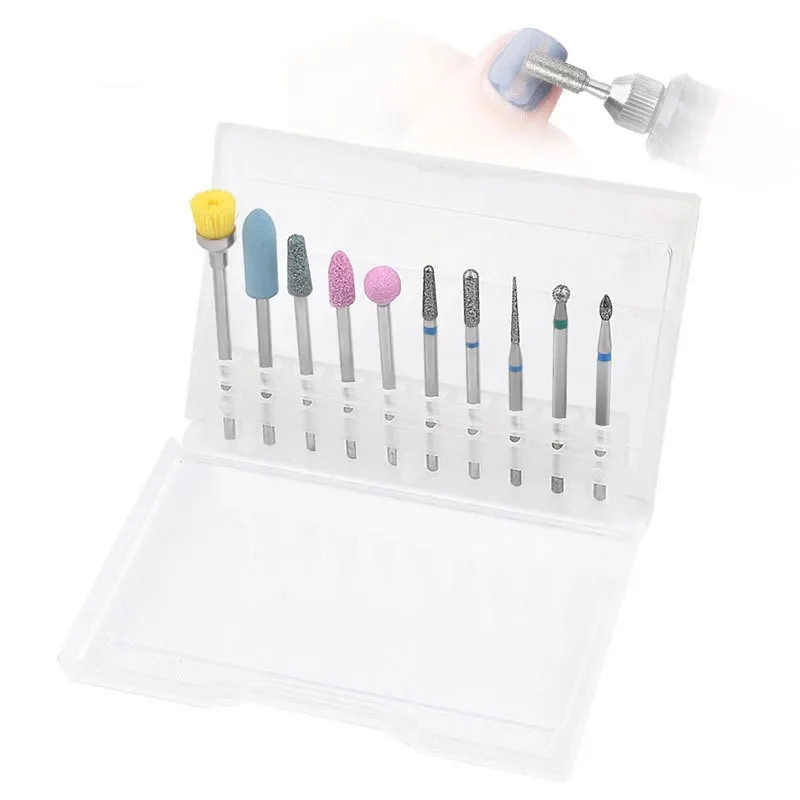 Керамические шлифовальные инструменты для ногтей 10 шт./упак. | Красота и здоровье