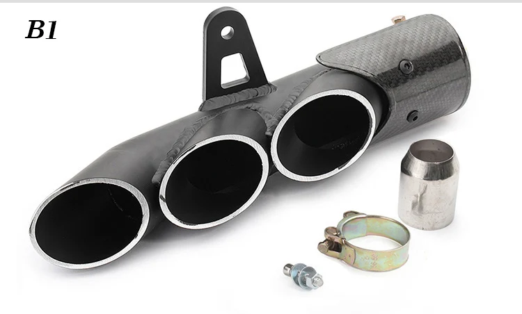 36-51 мм алюминиевый сплав универсальная Модифицированная выхлопная труба