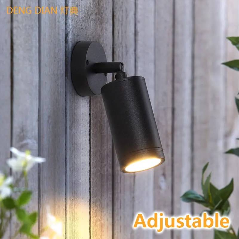 Винтажный настенный светильник регулируемый светодиодный водонепроницаемый