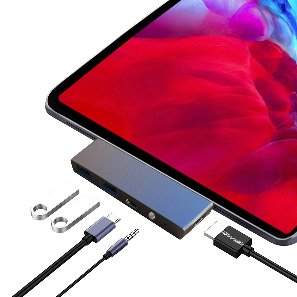Высокоскоростные порты Miracare USB 3 0 Type C концентратор из алюминиевого сплава HDMI