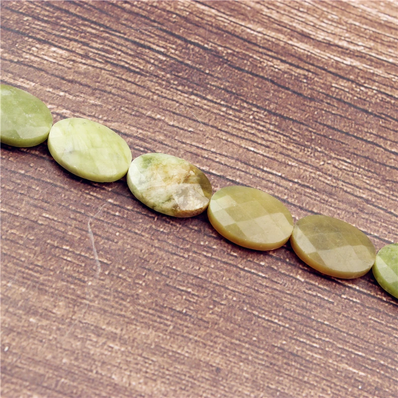 

Lanli Cut face Add jade 16X16mmDIY accessories necklace earrings hand string beads pendant sweater chain