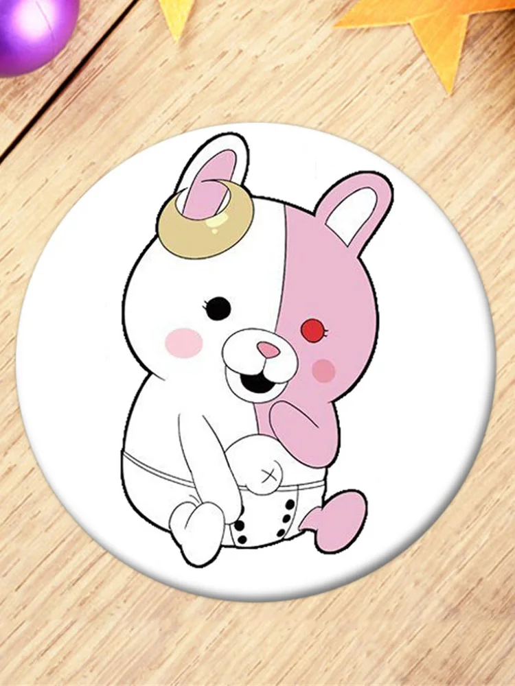 

19pcs/Set Anime Danganronpa Monokuma Naegi Makoto Kirigiri Kyouko Maizono Sayaka Badges Brooch Icons Cosplay Gift Lapel Pin