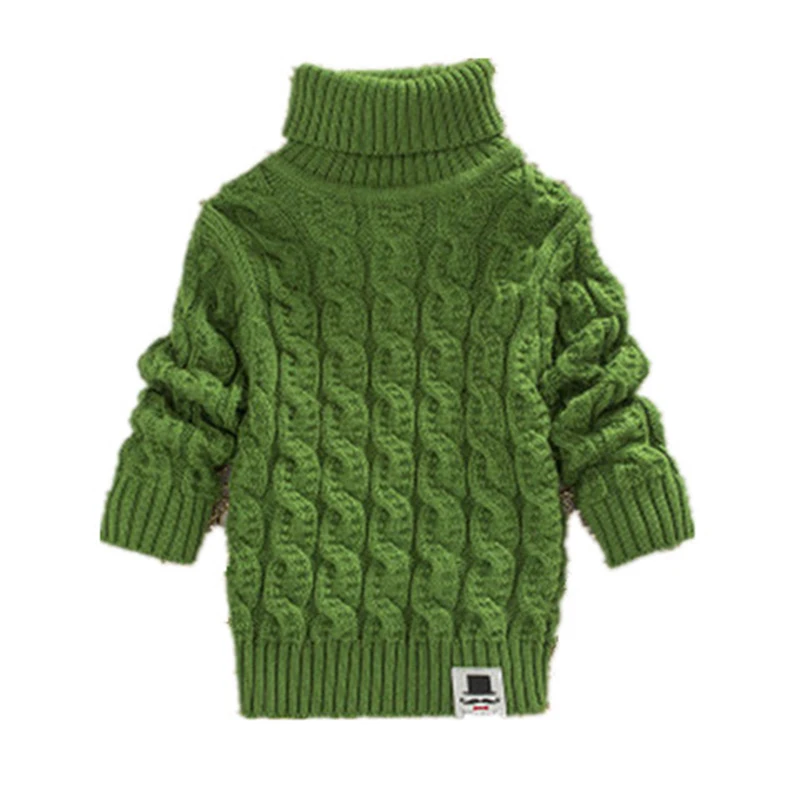 Детский свитер для мальчиков и девочек бархатные толстые теплые вязаные наряды с