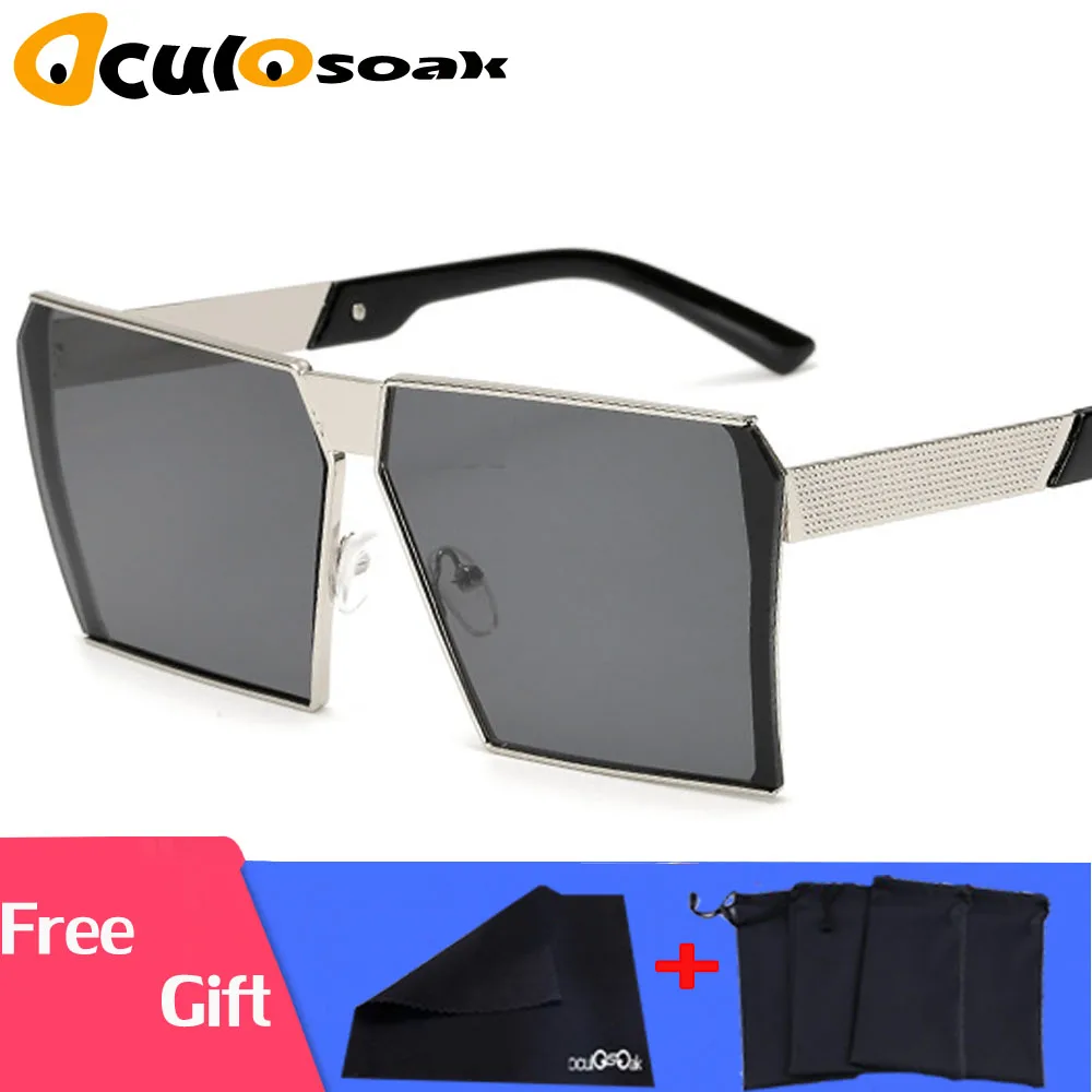 Большие мужские квадратные оправы для очков Женские без винтажные