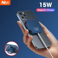 15W Magnetische Draadloze Oplader Voor Iphone 13 12 Pro Max Mini Qi Fast Charge Voor Samsung Usb C Pd adapter Originele Magneet Charger