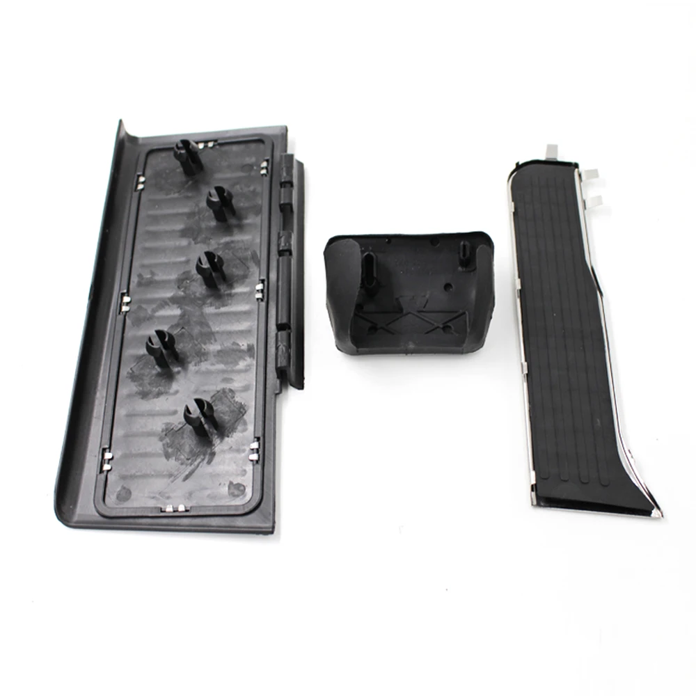 LHD пластины из нержавеющей ручные педали топлива Тормозная Подножка педаль для