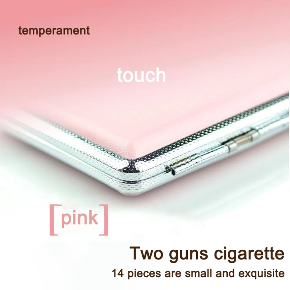 Розовый кожаный чехол для сигарет s женщин подарки мужчин табака | Дом и сад