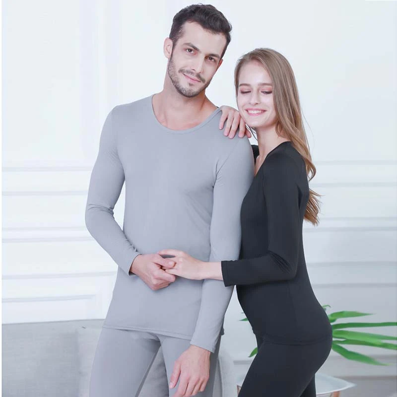 Новое осенне-зимнее термобелье набор для мужчин плотные теплые кальсоны женщин