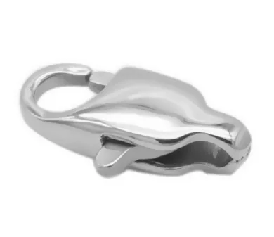 100pcs High Quality Polishing Stainless Steel Lobster Clasps Hooks End Clasps Connectors for Necklace Bracelet Jewelry Findings