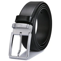 ciartuar leather belt for men genuine leather belt pin buckle waist designer belt casual high quality luxury business metal belt