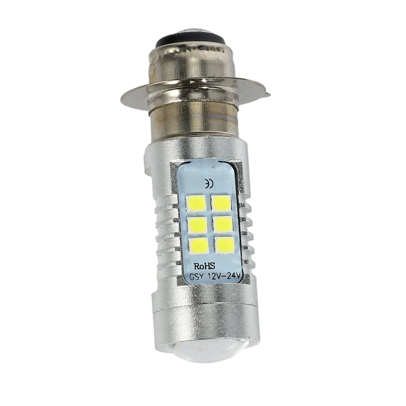 2X H6 однокоготный мотоцикл 3030 21SMD светодиодный налобный фонарь лампа 1200 лм белый 21