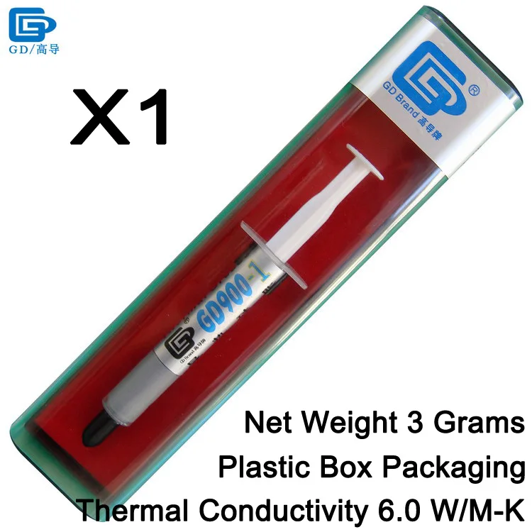 GD900-1-BX3 1 Piece GD900-1 Термальность смазочная паста пластырь теплоотвода, содержащий серебристо-CN30 CN150 SSY1 SY1 SY3 SY7 SY15 SY30 BX3 ST30 - Цвет лезвия: GD900-1-BX3 1 Piece
