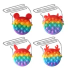 Новые игрушки для пальцев, пузырьковый попет с подвеской, новая сумка, горячая Распродажа, игрушки для декомпрессии для взрослых, детский антистрессовый поп ит, нулевой бумажник