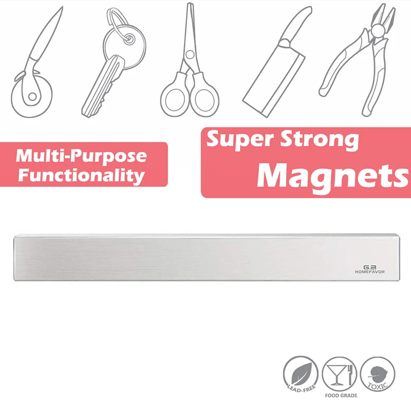 Магнитный держатель для ножей настенная Магнитная подставка кухонный