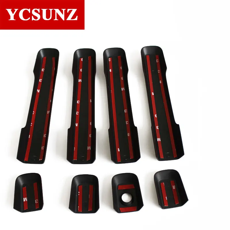Черная дверная ручка для Isuzu mux 2017 аксессуары 2013 2014 2018 2019 2020 Ycsunz 2016| |