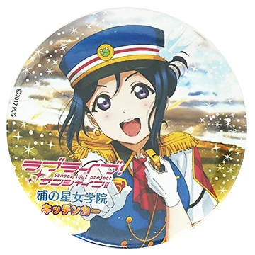 Love Live Солнечный значок аниме Hanamaru Dia Yoshiko Riko охара Мари Kanan Watanabe You Chika Aqours металлический значок брошь на булавке - Окраска металла: 03 Kanan