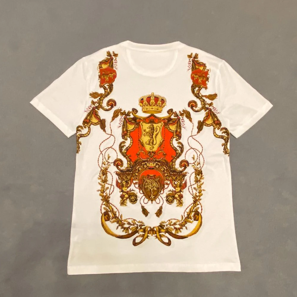 Футболка DUYOU мужская с коротким рукавом брендовая хлопковая тенниска круглым