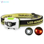 Портативный Миниатюрный легкий Головной фонарь с 4 режимами, светодиодный головной фонарь для кемпинга, головсветильник фонарь, Головной фонарь для бега, Головной фонарь для кемпинга, Головной фонарь AAA