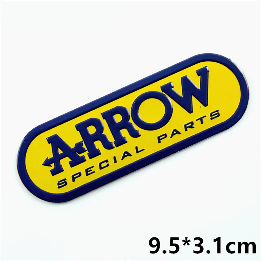 Мотоцикл выхлопной наклейка на трубы стикеры алюминиевый 3D термостойкого