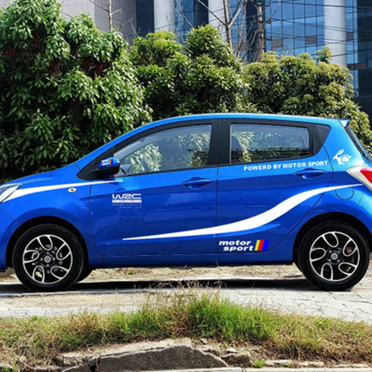 Двери юбка линии талии Украшенные стикер автомобиля для Yaris Fit BYD F0 POLO CBA008