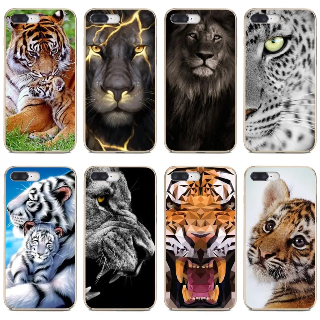 

Soft Cases For Apple iPhone 10 11 12 Pro Mini 4S 5S SE 5C 6 6S 7 8 X XR XS Plus Max 2020 animal-avatar-lion-wolf-Tiger-Cub