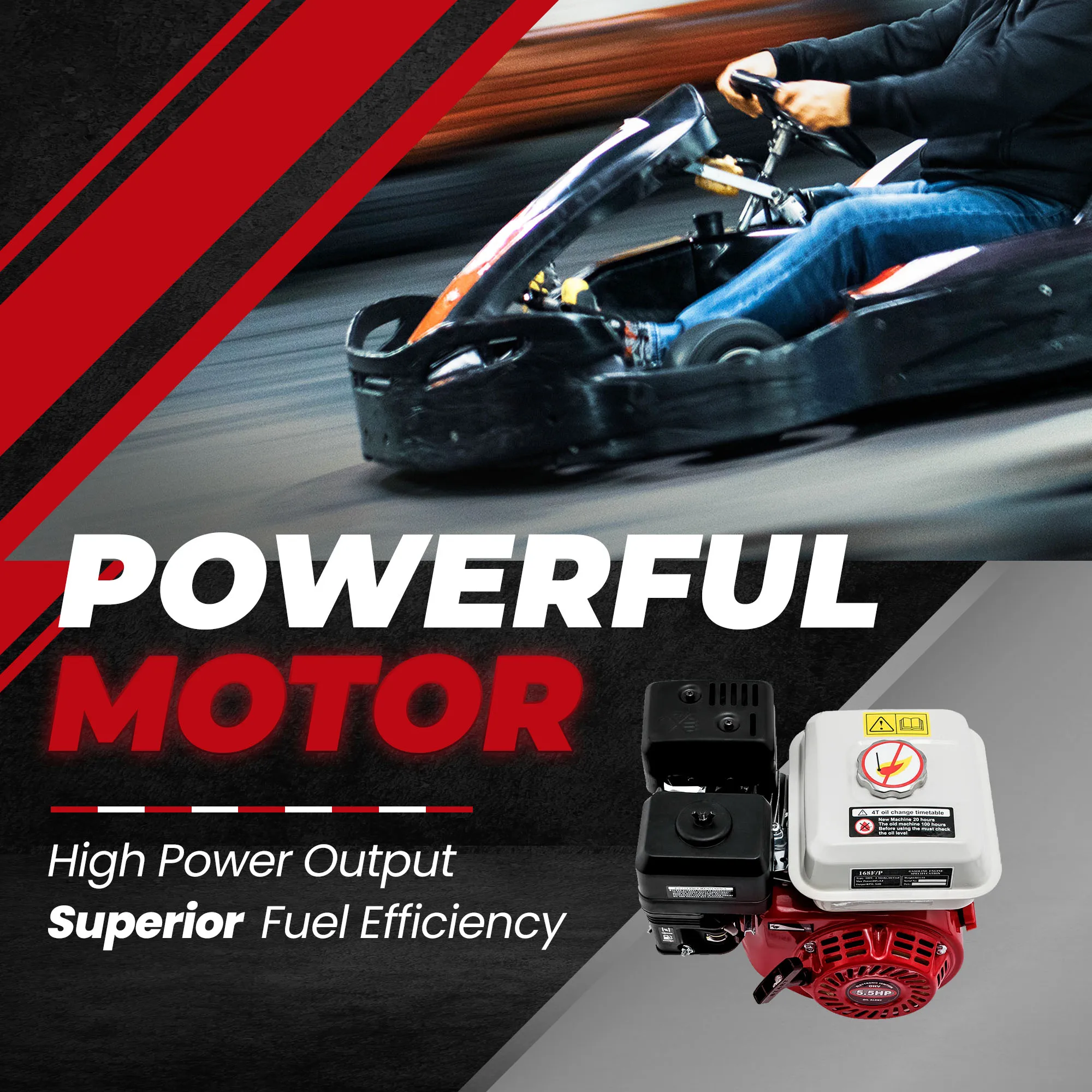 Бензиновый двигатель для Honda Gx160 4-тактный пулстарт 250 мм диаметр 20 бензиновый 168CC