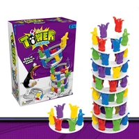 penguin tower collapse balance game toy for children party family funny games crazy penguin crash tower toy table games