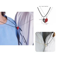 high quality couples necklace eye catching stylish magnetic heart necklace heart pendant necklace