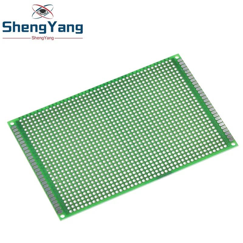 1 шт. 8x12 см 80x120 мм двухсторонний Прототип PCB универсальная печатная плата для Arduino |