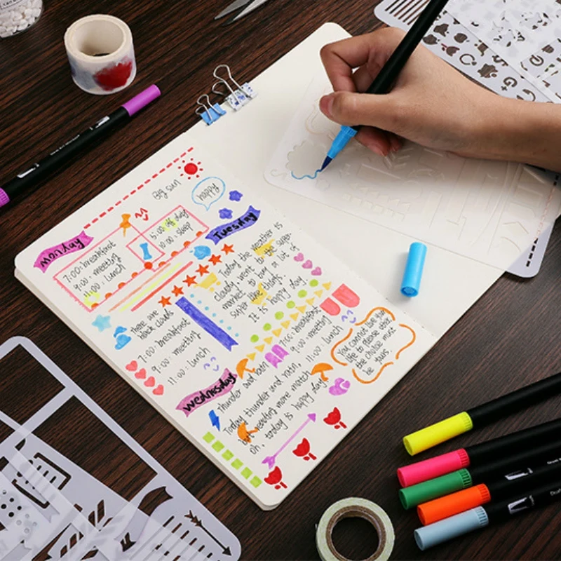 24/60 в упаковке цветной маркер для художественного творчества Двойные