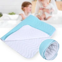 2 sizes washable reusable urine incontinent mat breathable nursing pad ultra absorbent diaper elderly baby cotton urine mattress