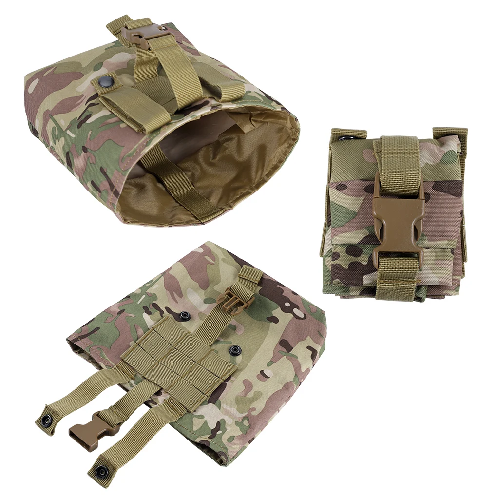 

Foldable Molle Tactical Dump Drop Magazine Pouch EDC Military Bag Airsoft Pistol Shotgun Ammo Mag Pouches Hunting Accessories