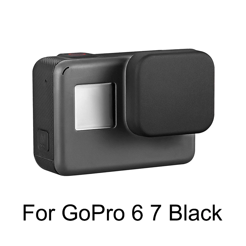 Аксессуары для GoPro 7 Мягкая силиконовая Крышка объектива Go Pro Hero 6 5 черная Экшн