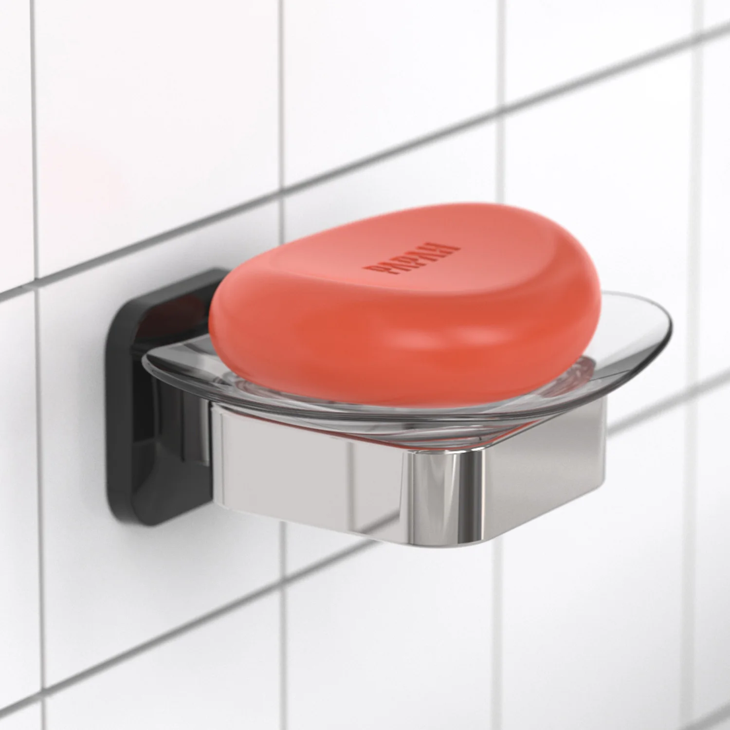 Мыльница крепкое мыло с удерживающей накладкой держатель Настенный Держатель