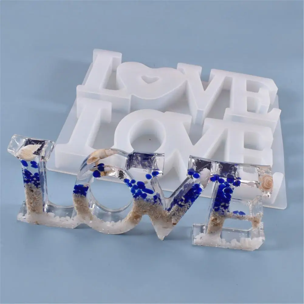 Кристалл эпоксидная смола форма знак любви силиконовая сделай сам литье формы