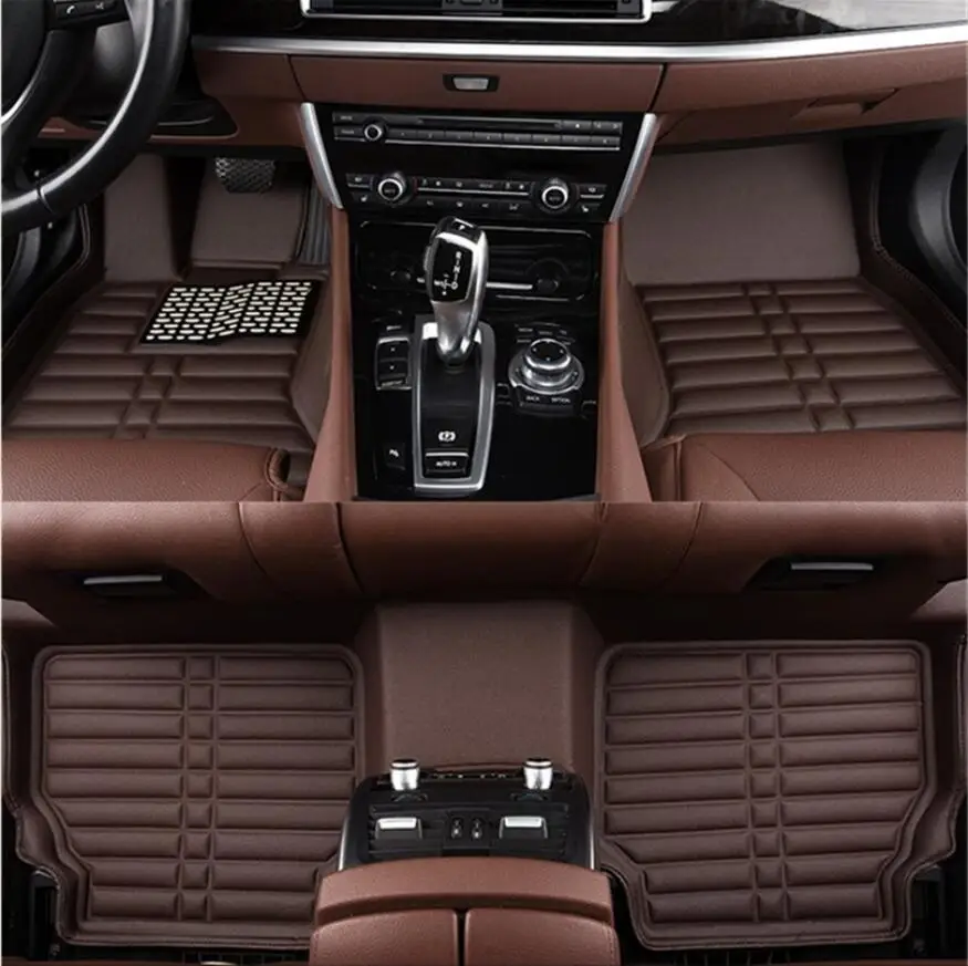 Автомобильные коврики для BMW X1 F48 2016 2017 2018 ног высококачественные новые кожаные с
