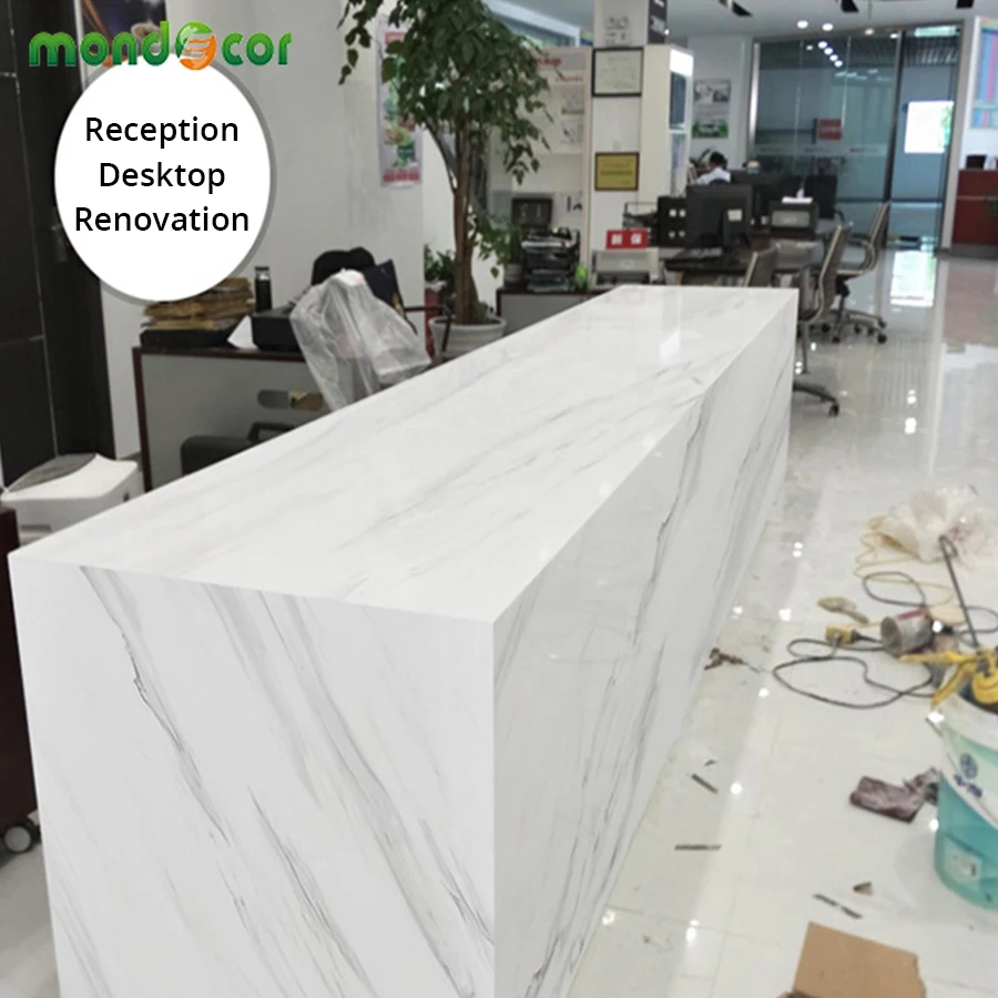 

1M/2M Waterproof Marble Wallpaper Vinyl Self Adhesive Film Living Room Wall Decor Kitchen Cabinets Desktop Drawer Contact Paper