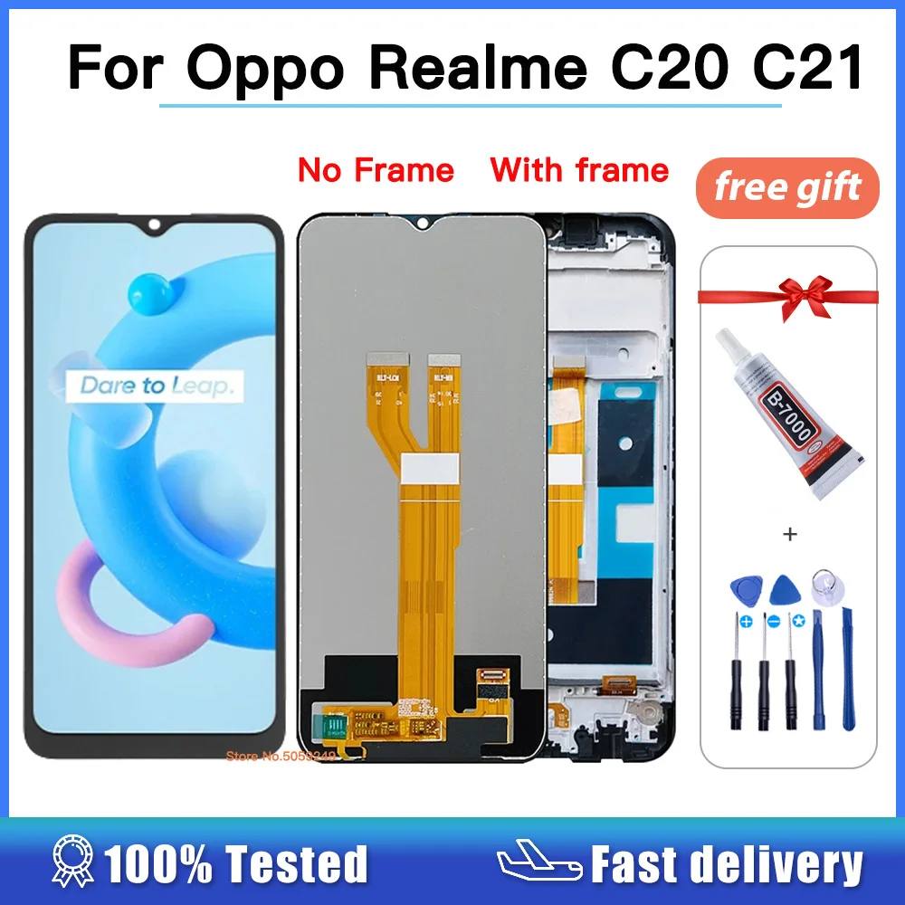 

Оригинальный ЖК-дисплей 6,5 дюйма для Realme C21 RMX3201, детали для замены для Oppo Realme C20 RMX3063 RMX3061