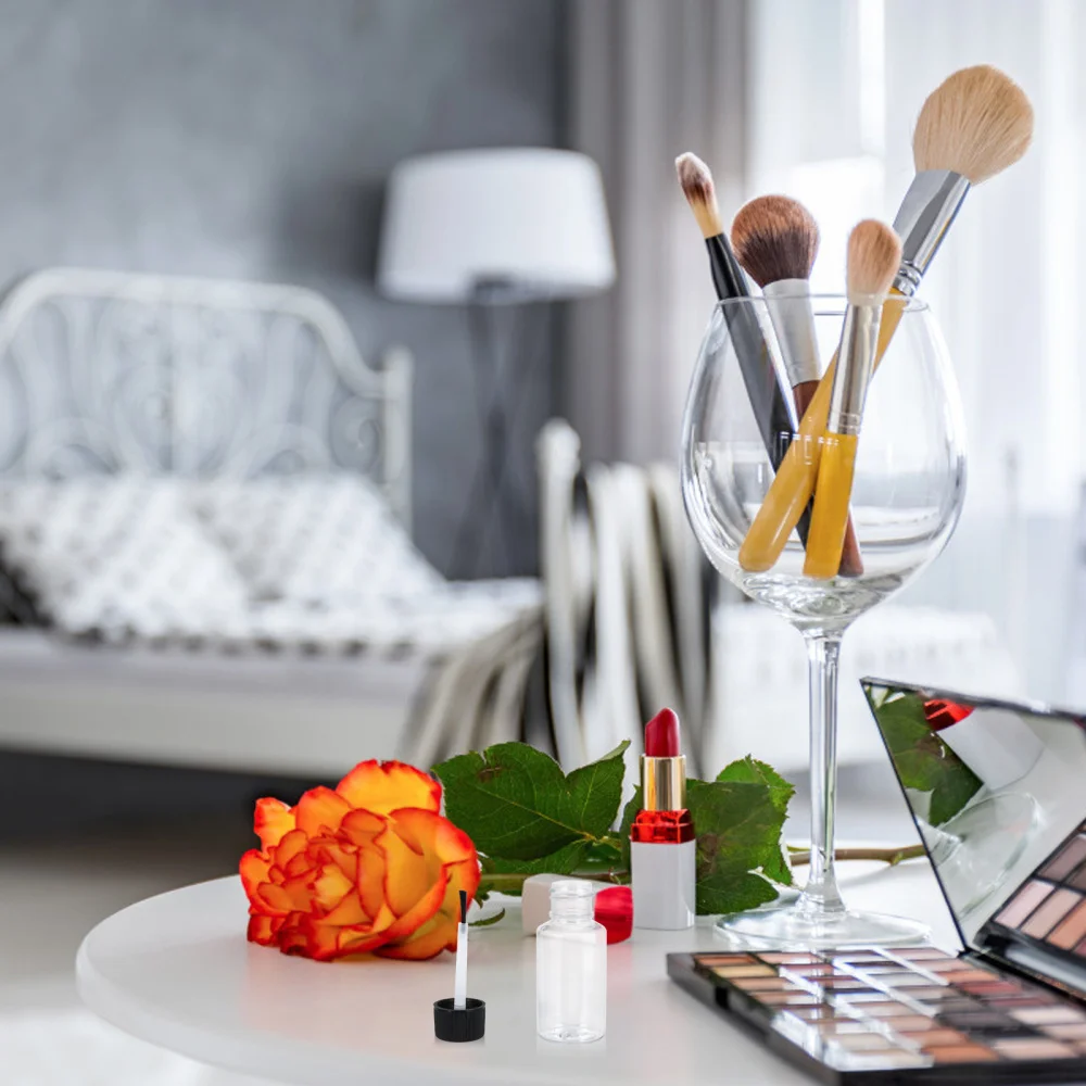 6 шт 20 мл бутылочки для лака ногтей пустые с крышкой и кисточкой | Красота здоровье