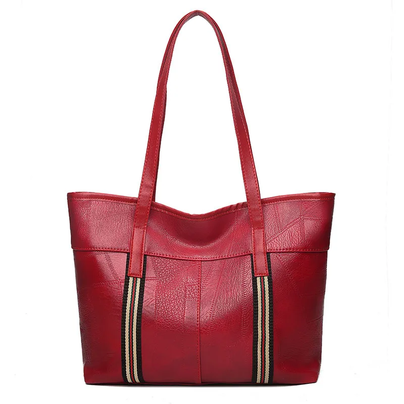 

2021 New Woman Handbag Large Capacity Shopping Bag Fashion High Quality Shoulder Bag Female PU Tote Bag Luxury Designer Handbags