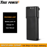 phylion xh370 10j portapower rear ebike battery 36v 10 4ah electric bicycle 18650 lithium 36v battery pack for viking lectro