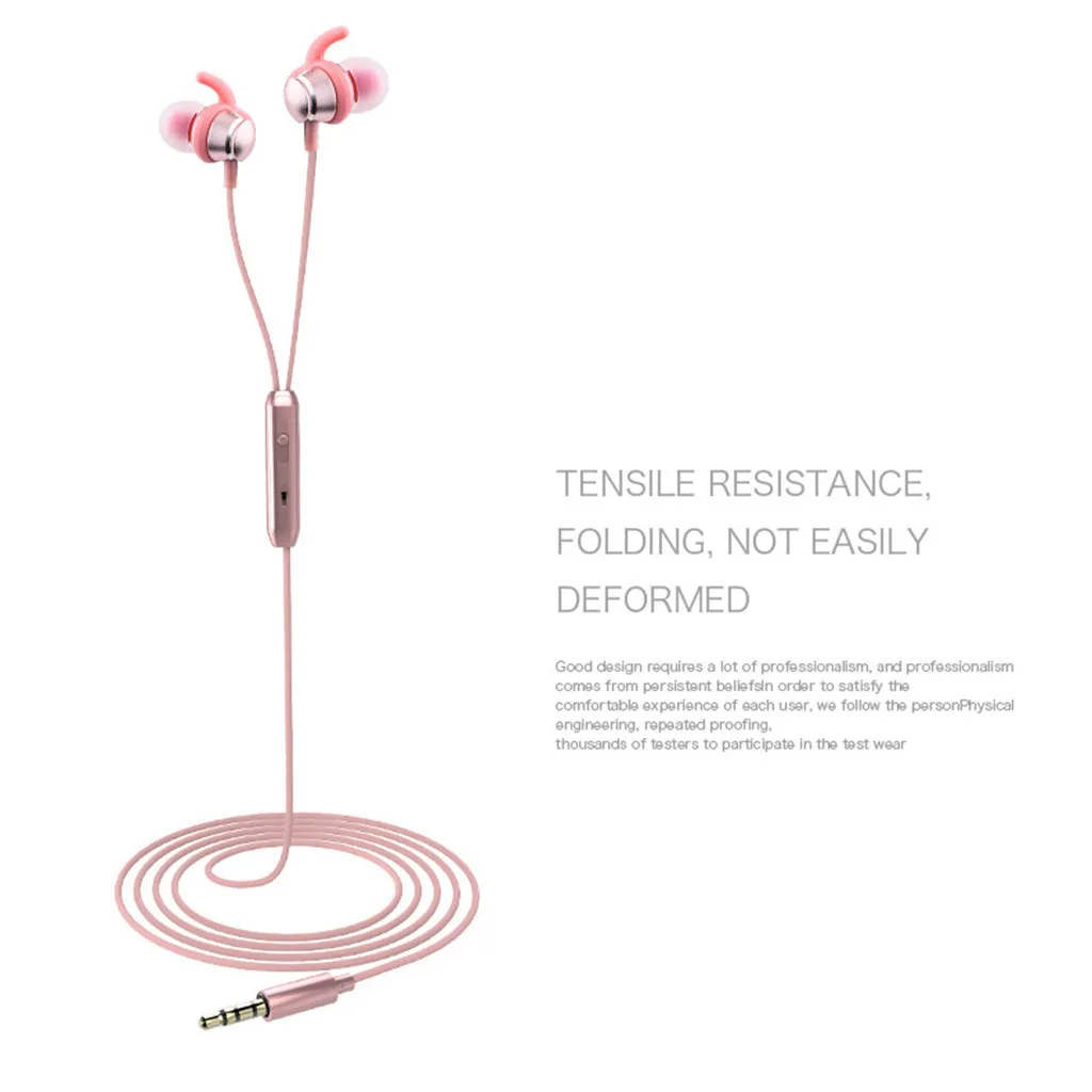 In ear Headset Portable 3.5mm Micro wired phone Bass Stereo sport music headset Earphones Headphones For Samsung S8 | Электроника